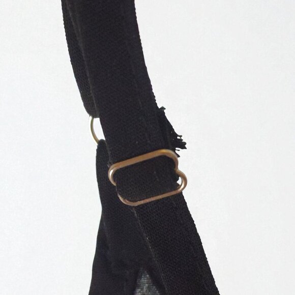 Chic Black Button-Down Cami Top – Size Small, Adjustable Straps, Lightweight - Picture 6 of 10